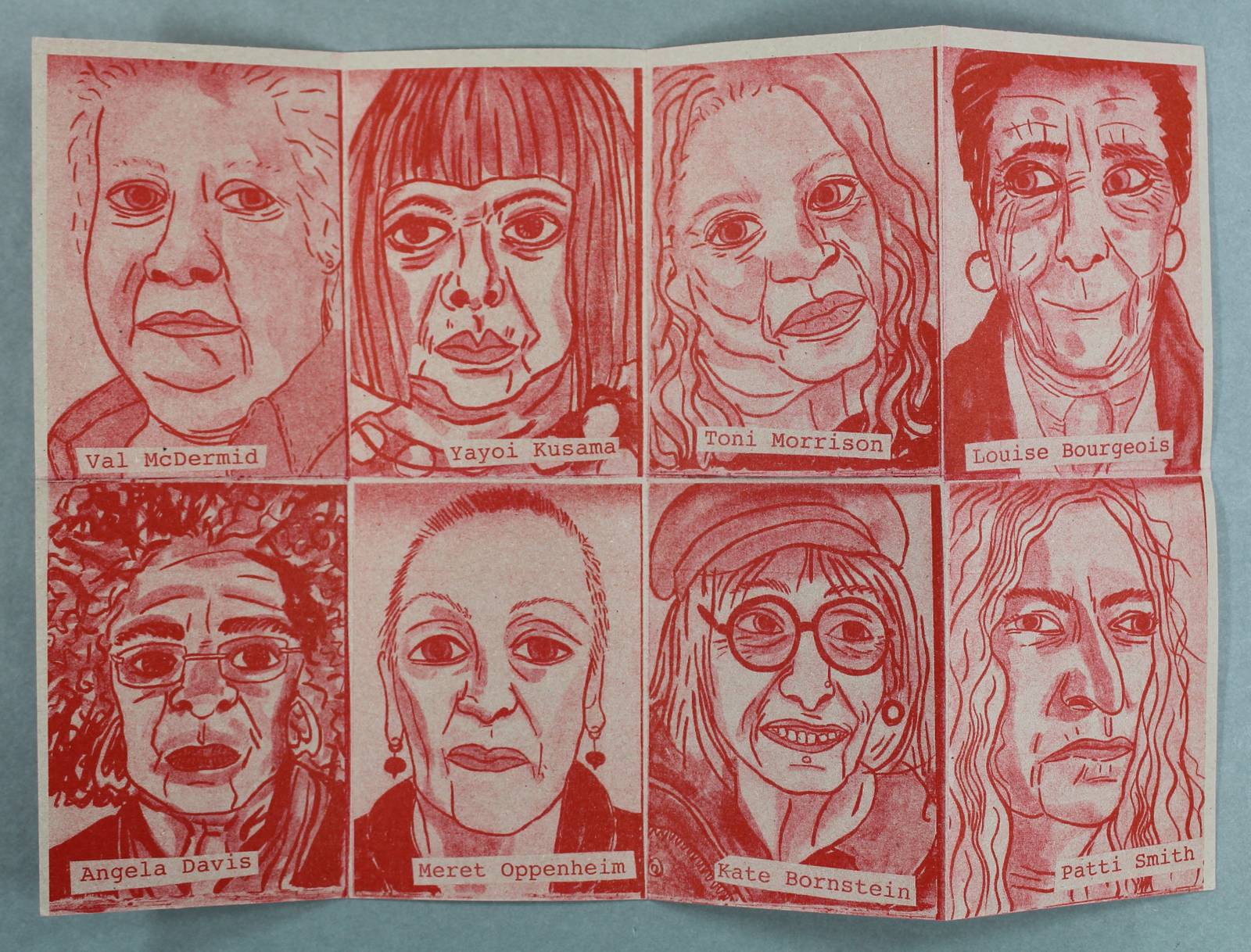 Crones zine by Rachael House, 2016. This zine celebrates older women working in creative roles and challenges negative images of female ageing.